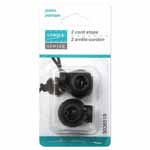 Unique Sewing Cord Stops Black 2 Pieces 3036519